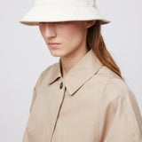 Shadow Bucket Hat Ecru