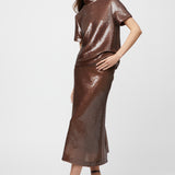 Bias Cut Sequin Skirt Cola
