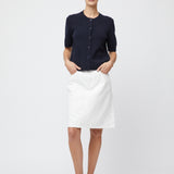 Toulouse Cardigan Tee Navy