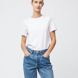 Tina Modal Cotton Tee Bright White