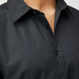 Coastal Shirt Dress Jet Black
