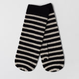Marseille Mittens Black Barley Stripe