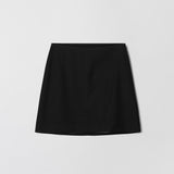 Tailored Mini Skirt Jet Black