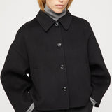 Cropped Doublé Jacket Molé Brown