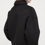 Cropped Doublé Jacket Molé Brown