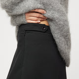 Mountain Oversized Furry Jumper Cream Brown Stripe