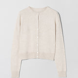 Classic Cashmere Cardigan Cream