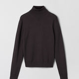 Classic Merino Turtleneck Chocolate