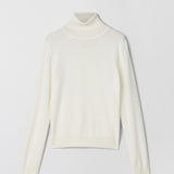 Classic Merino Turtleneck Cream