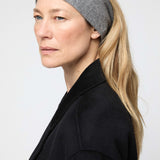 Cashmere Headband Gray Melange