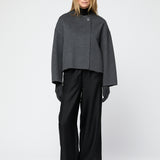 Doublé Cocoon Jacket Charcoal