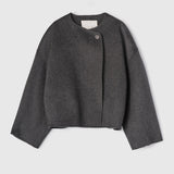 Doublé Cocoon Jacket Charcoal