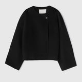 Doublé Cocoon Jacket Jet Black