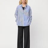 Coastal Shirt Navy Stripe