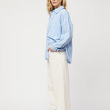 Coastal Shirt Powder Blue Stripe