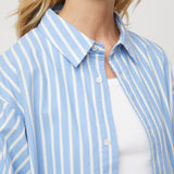 Coastal Shirt Powder Blue Stripe