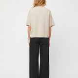 Relaxed Wide Leg Jeans Jet Black