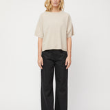 Relaxed Wide Leg Jeans Jet Black