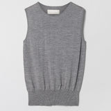 Classic Merino Tank Gray Melange