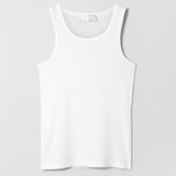 Riviera Ribbed Tank Salt