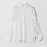 Linen Coastal Shirt Jet Stream White