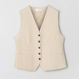 Linen Waistcoat Natural Linen