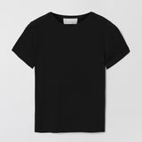 Tech Jersey Cap Sleeve Tee Jet Black