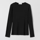 Modal Long Sleeve Top Jet Black