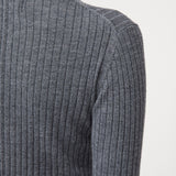 Colette Cardigan Charcoal Gray Melange