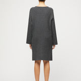 Crew Cable Knit Dress Graphite