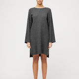Crew Cable Knit Dress Graphite