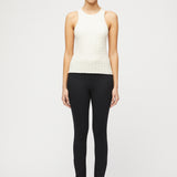 Crew Cable Knit Tank Whipped Cream