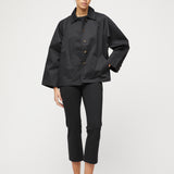 Forever Crop Flare Pant Jet Black