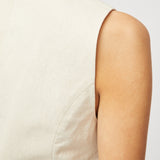 Linen Waistcoat Natural Linen