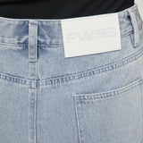 Salt Denim Skirt Washed Denim Blue