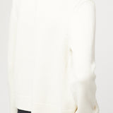Structured Cotton Cardigan Cream