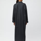 Coastal Shirt Dress Blue White Double Pinstripe