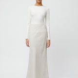 Esplanade Linen Skirt Natural Linen