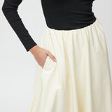 Vivienne Midi Skirt Panna Cotta
