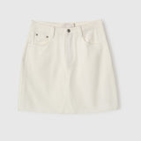 Salt Denim Skirt Off White