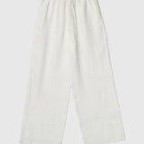 Linen Siena Trousers Jet Stream White