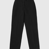 Linen Tailored Trousers Jet Black