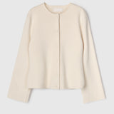 Milano Knit Blazer Cream