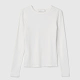 Riviera Ribbed Long Sleeve Salt