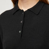 Estate Cashmere Pique Jet Black