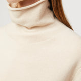 Margot Turtleneck Tee Buttermilk
