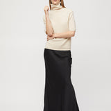Margot Turtleneck Tee Buttermilk