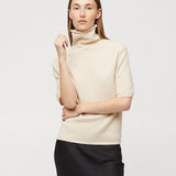 Margot Turtleneck Tee Buttermilk
