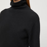 Margot Turtleneck Tee Graphite