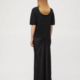 Margot Turtleneck Tee Graphite
